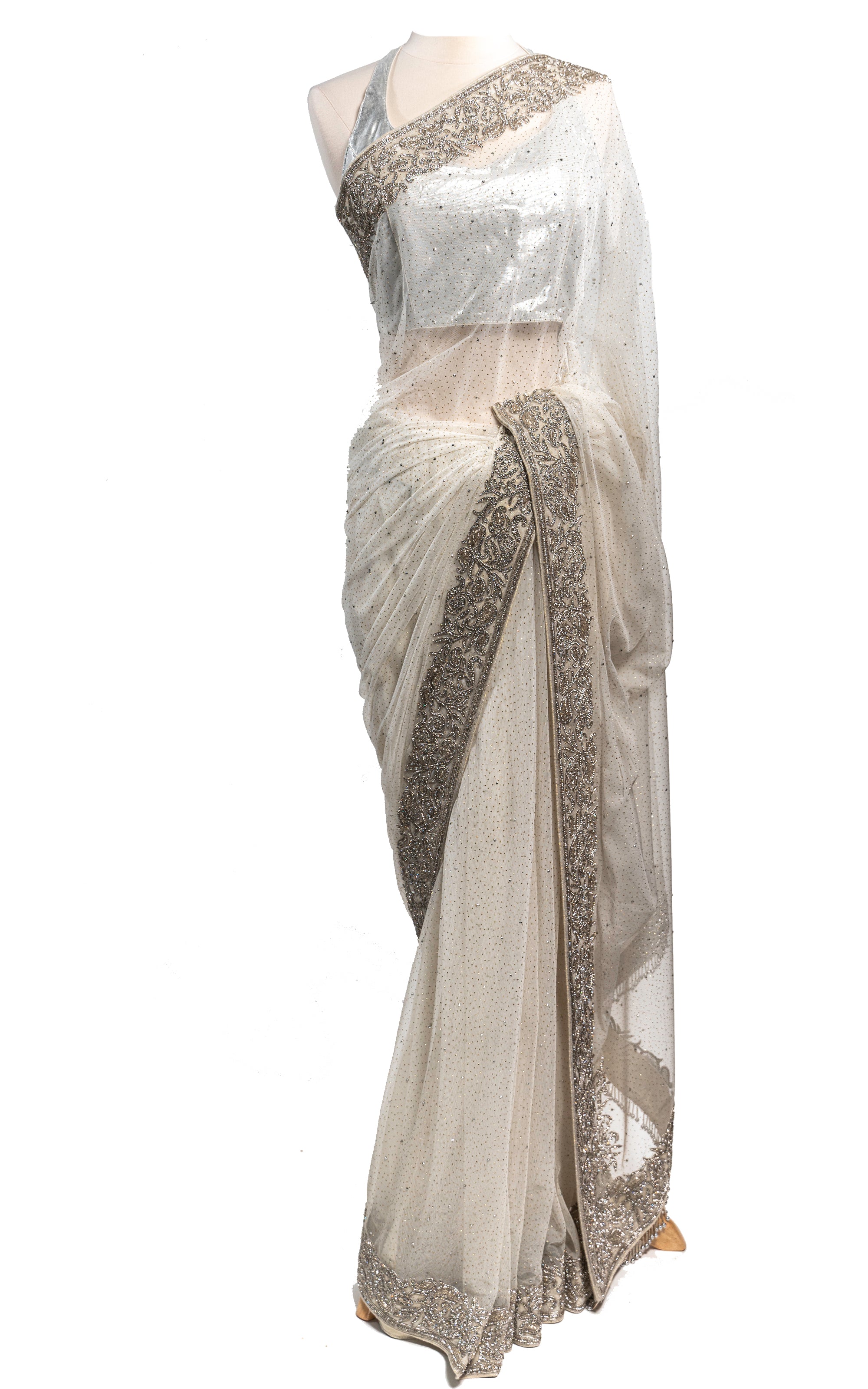 Silk Modal Off White Saree For Onam|Vennila|Suta