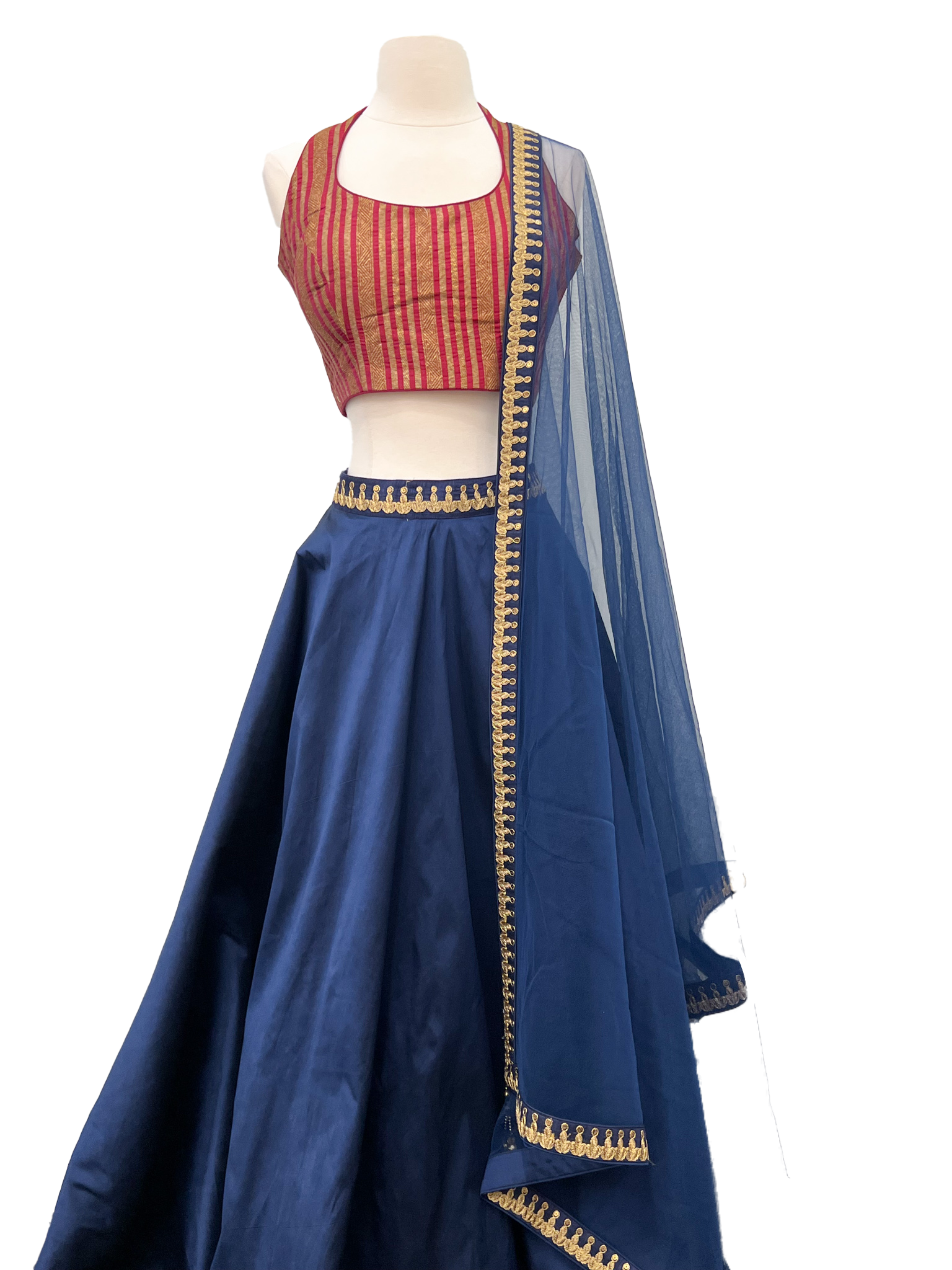 Buy online Blue Sequin Detailed Lehenga from ethnic wear for Women by  Mahika for ₹4259 at 60% off | 2024 Limeroad.com