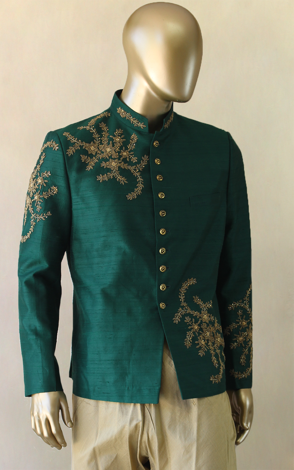 Emerald Green Cocktail Fusion Jacket